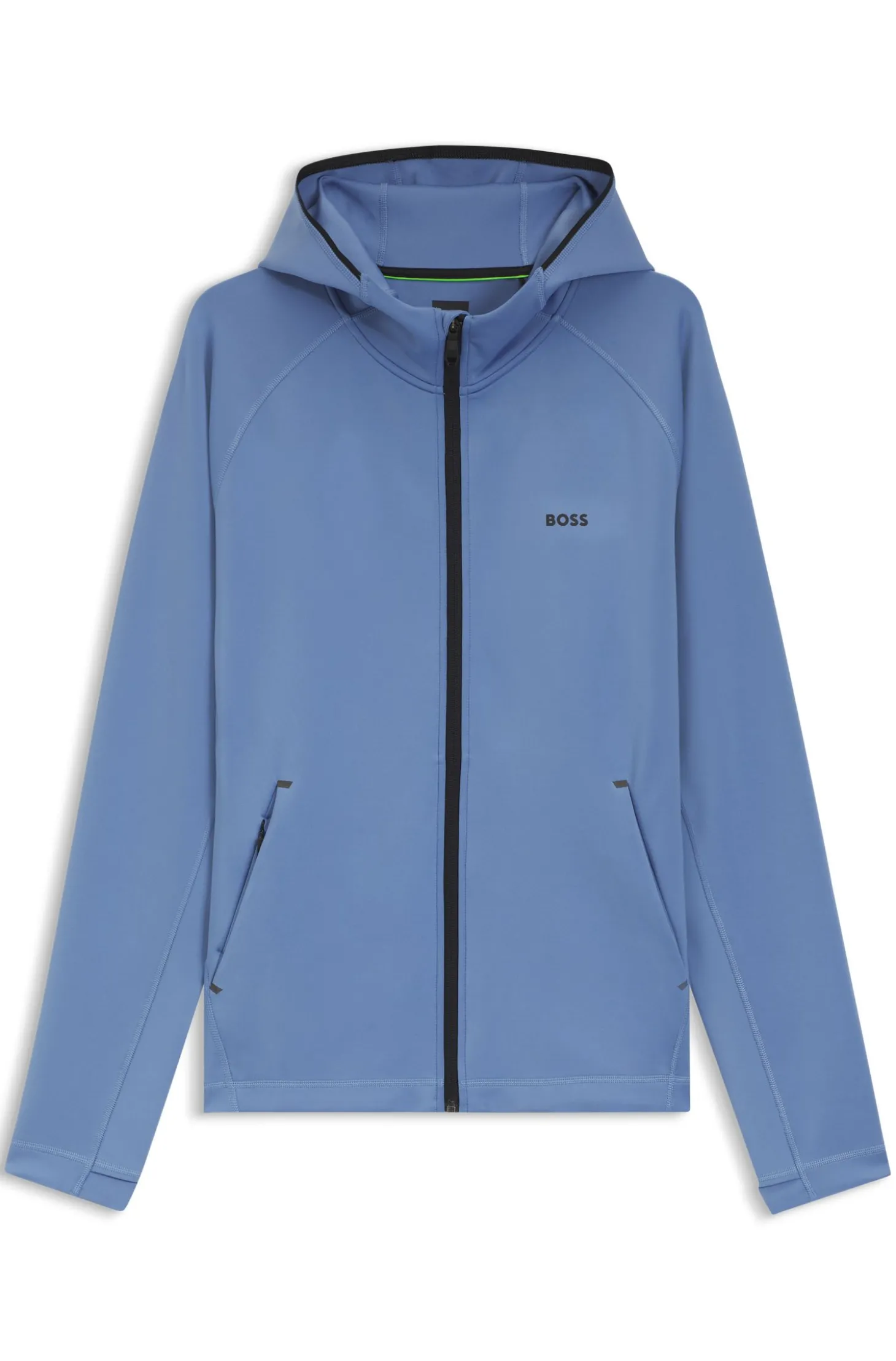 Active Hoodie mit Reißverschluss und reflektierendem Branding