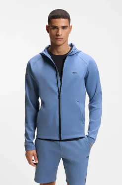 Active Hoodie mit Reißverschluss und reflektierendem Branding