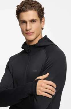 Active Hoodie mit Reißverschluss und reflektierendem Branding