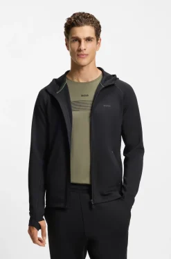 Active Hoodie mit Reißverschluss und reflektierendem Branding