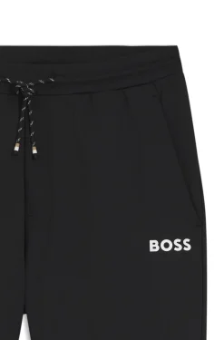 Active Jogginghose aus Stretch-Gabardine mit Reißverschlüssen an den Säumen