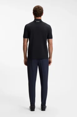 Active Paddy Regular-Fit Poloshirt aus schnell trocknendem Stretch-Piqué
