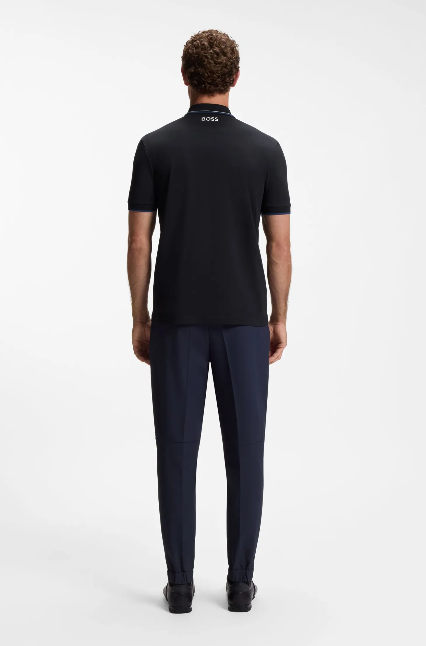 Active Paddy Regular-Fit Poloshirt aus schnell trocknendem Stretch-Piqué