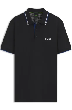 Active Paddy Regular-Fit Poloshirt aus schnell trocknendem Stretch-Piqué