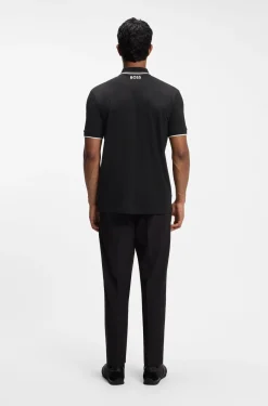 Active Paddy Regular-Fit Poloshirt aus schnell trocknendem Stretch-Piqué