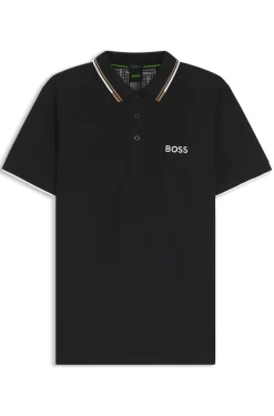 Active Paddy Regular-Fit Poloshirt aus schnell trocknendem Stretch-Piqué