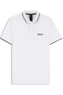 Active Paddy Regular-Fit Poloshirt aus schnell trocknendem Stretch-Piqué