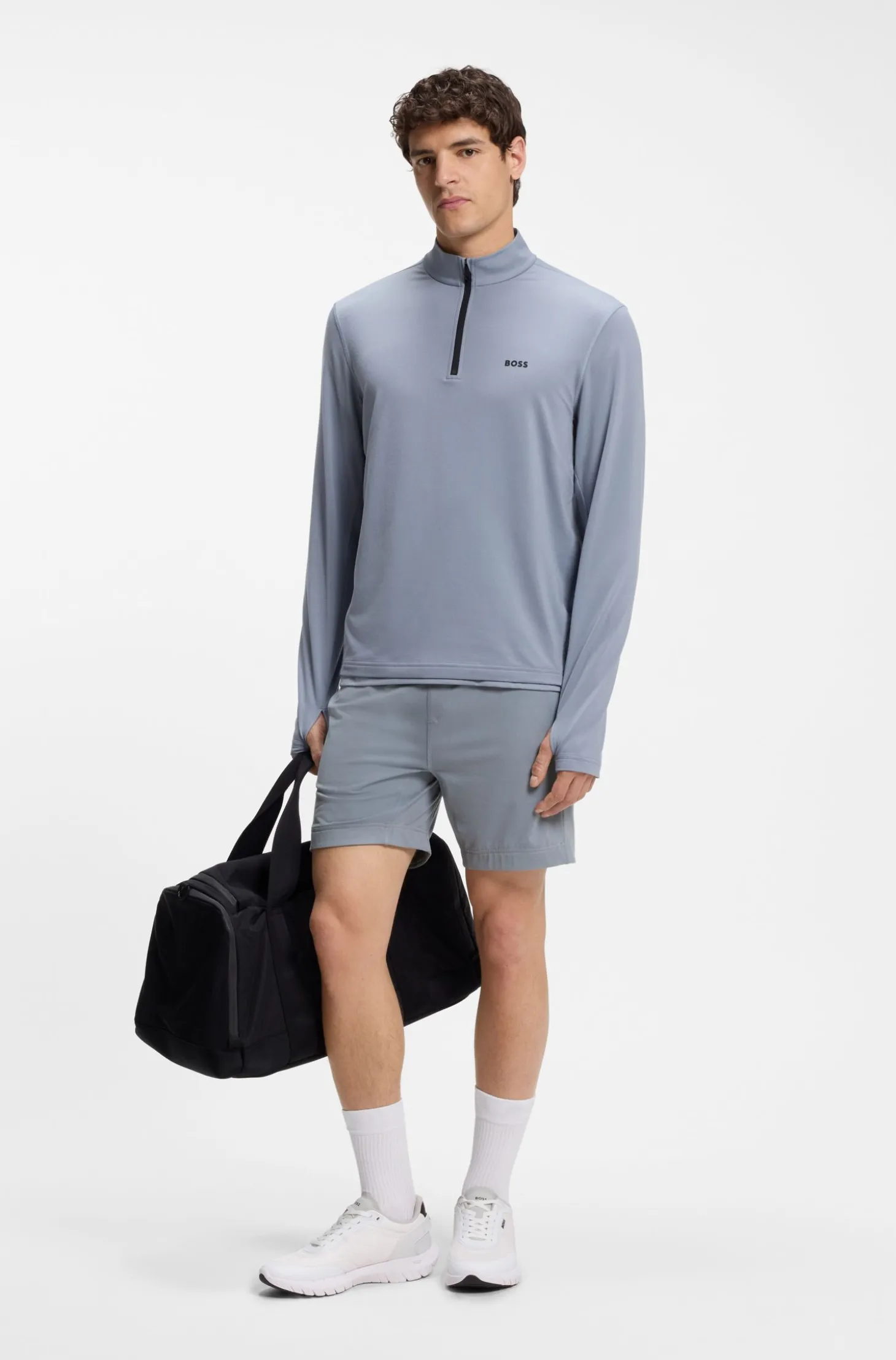Active Regular-Fit Casual-Hose mit Einsätzen