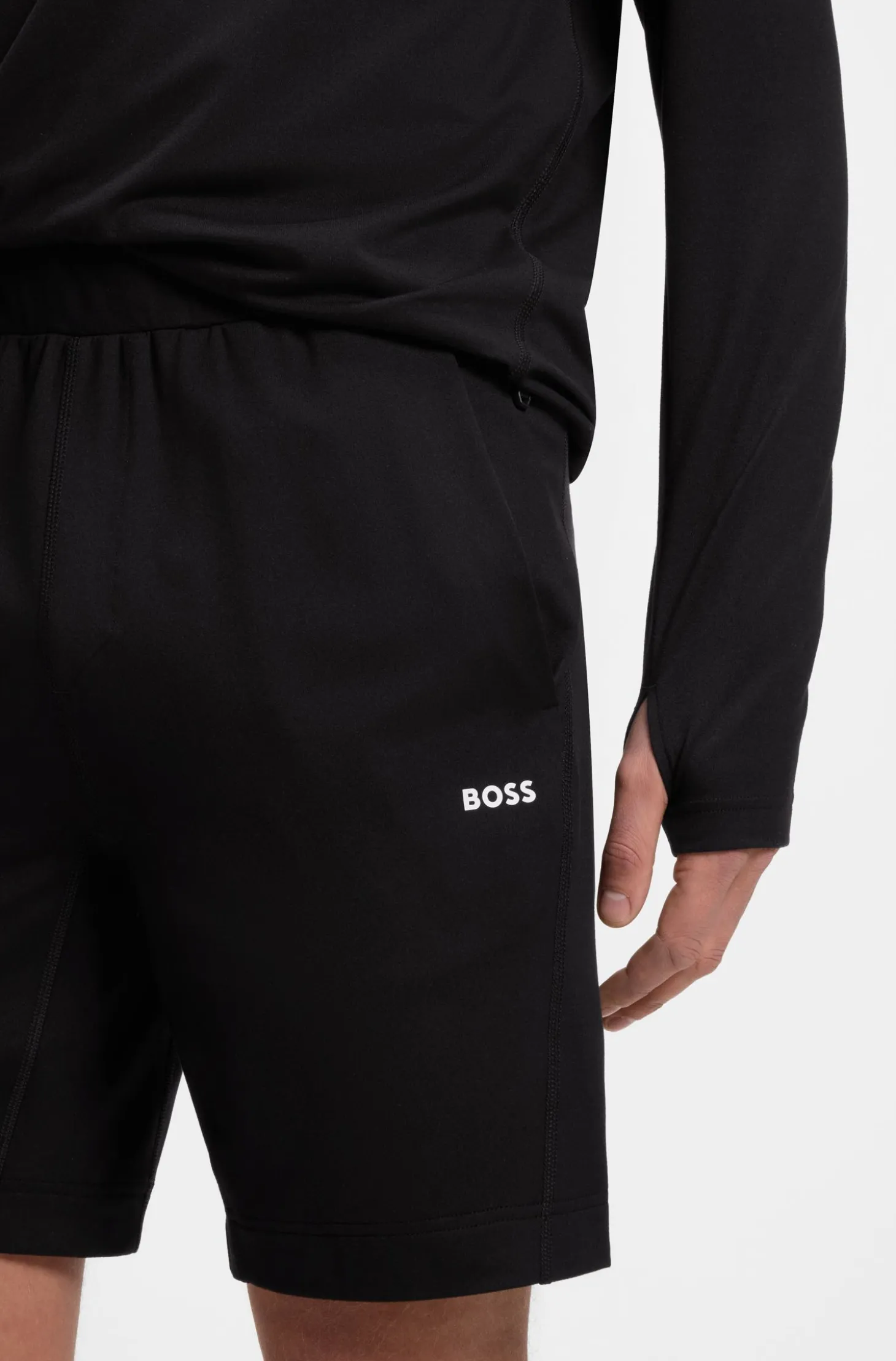 Active Regular-Fit Casual-Hose mit Einsätzen