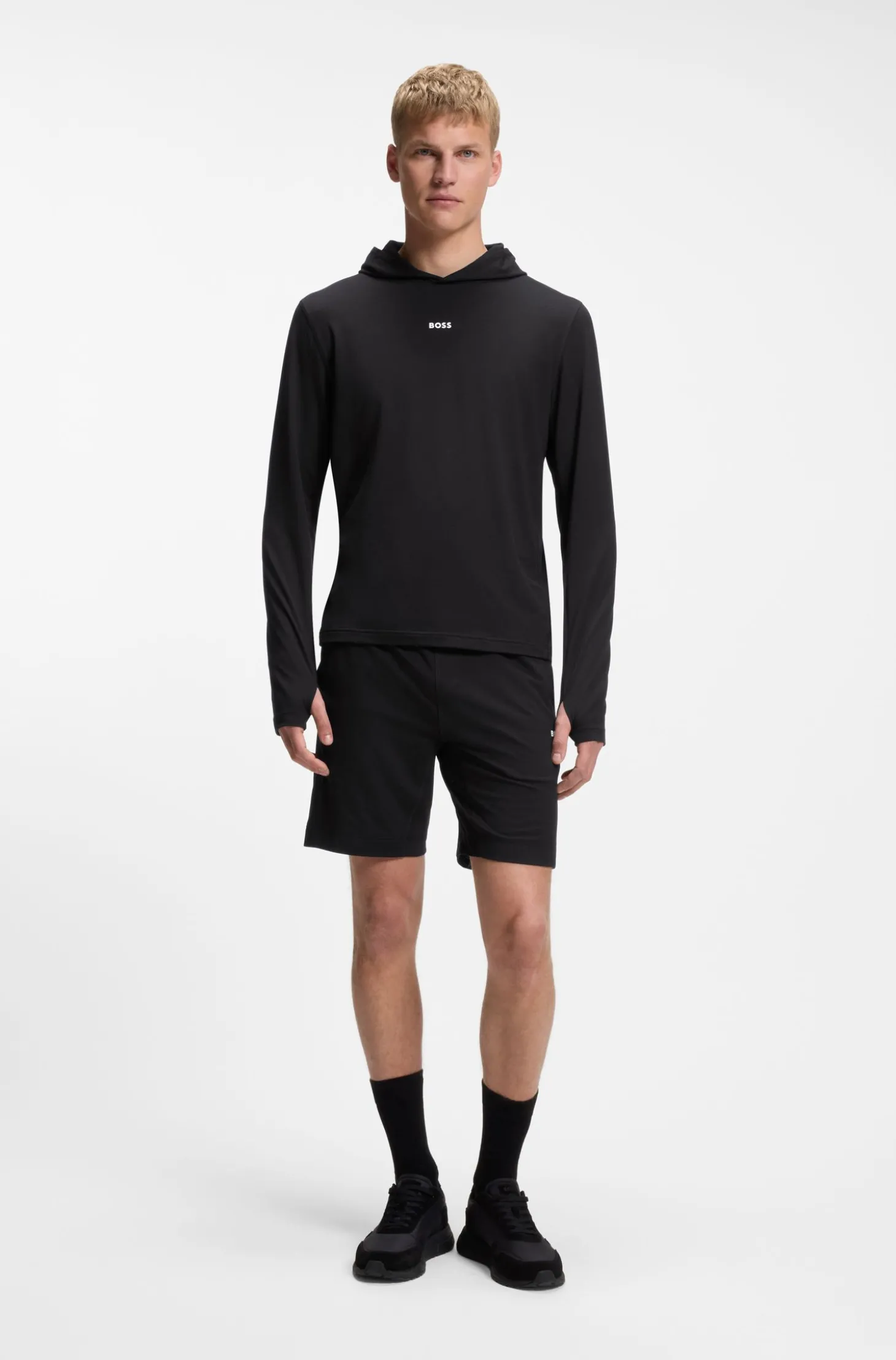 Active Regular-Fit Casual-Hose mit Einsätzen