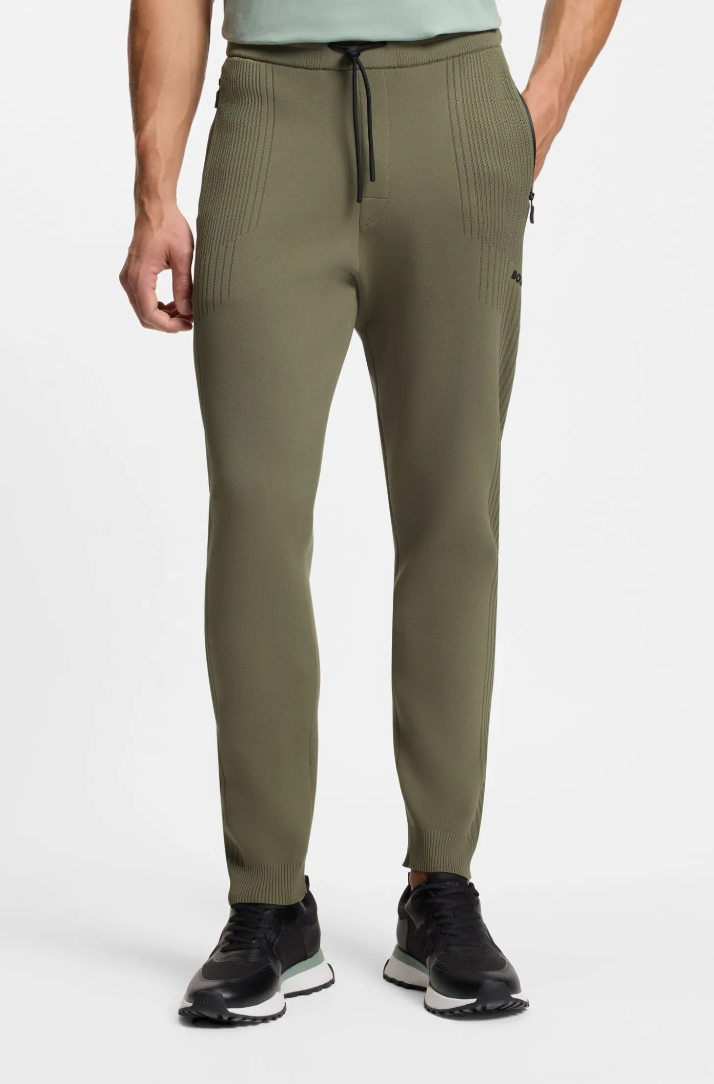 Active Regular-Fit Jogginghose mit Jacquard-Streifen