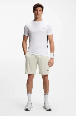 Active Schnell trocknende Shorts aus Stretch-Gewebe mit Taschen