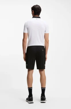 Active Schnell trocknende Shorts aus Stretch-Gewebe mit Taschen