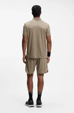 Active schnell trocknendes Poloshirt mit Signature-Streifen