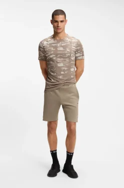 Active Shorts aus schnell trocknendem Gewebe mit reflektierendem Logo