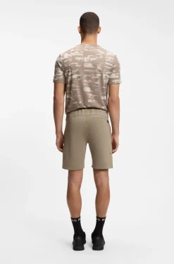 Active Shorts aus schnell trocknendem Gewebe mit reflektierendem Logo