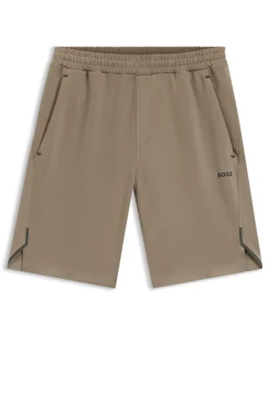 Active Shorts aus schnell trocknendem Gewebe mit reflektierendem Logo