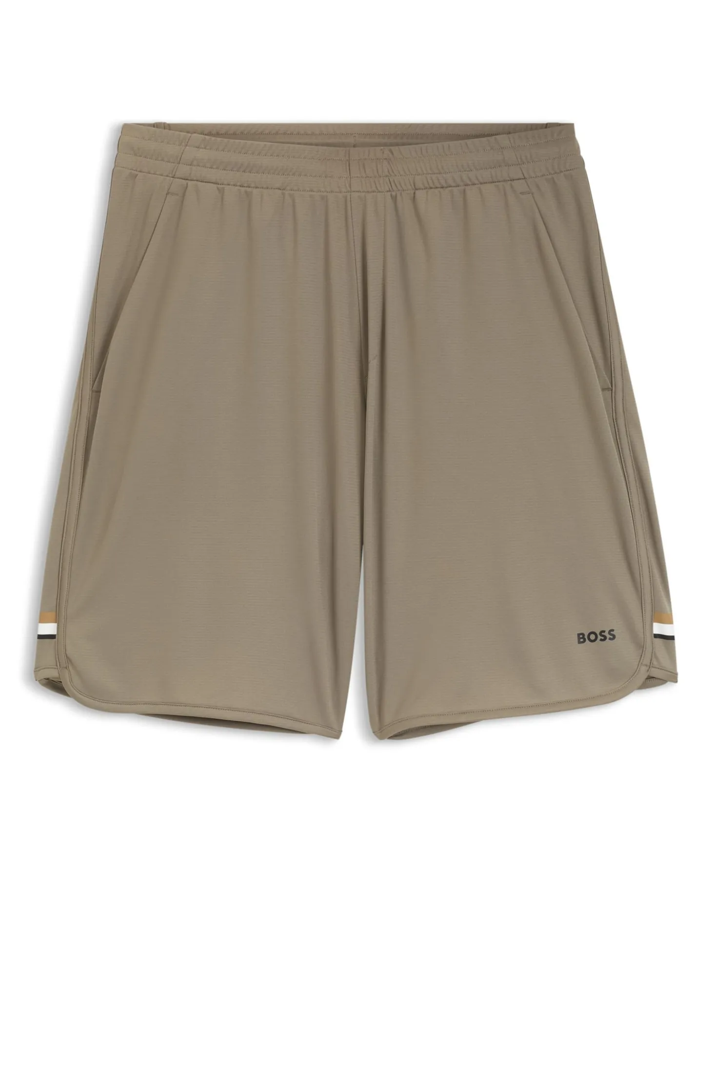Active Shorts aus Stretch-Gewebe mit Taschen aus Mesh