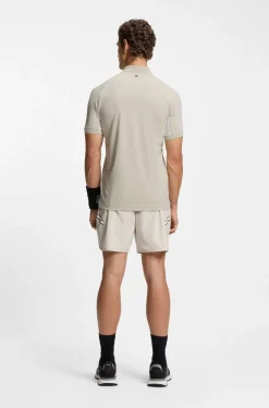 Active Slim-Fit Poloshirt aus schnell trocknendem Stretch-Gewebe