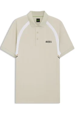 Active Slim-Fit Poloshirt aus schnell trocknendem Stretch-Gewebe