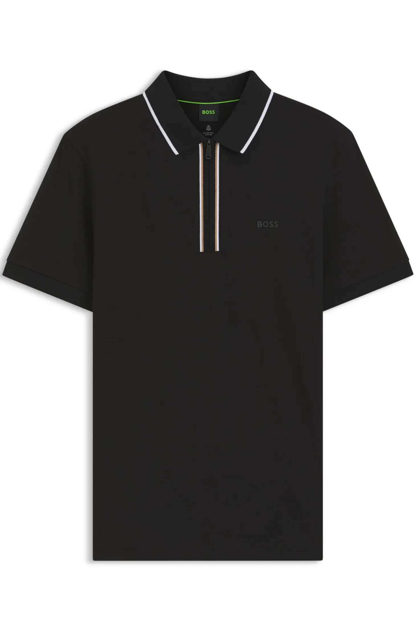 Active Slim-Fit Poloshirt aus feuchtigkeitsregulierender Stretch-Baumwolle