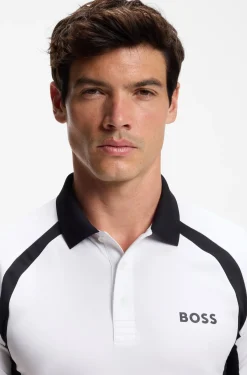 Active Slim-Fit Poloshirt aus schnell trocknendem Stretch-Gewebe