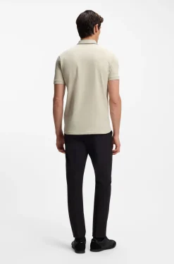 Active Slim-Fit Poloshirt aus feuchtigkeitsregulierender Stretch-Baumwolle