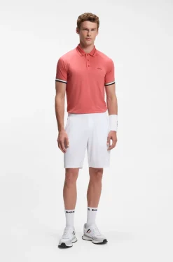 Active Slim-Fit Poloshirt mit Logo-Details