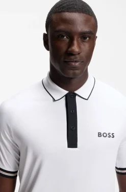 Active Slim-Fit Poloshirt mit feuchtigkeitsableitenden Eigenschaften