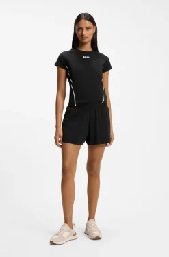 Active Slim-Fit T-Shirt mit feuchtigkeitsableitenden Eigenschaften