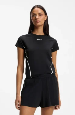 Active Slim-Fit T-Shirt mit feuchtigkeitsableitenden Eigenschaften