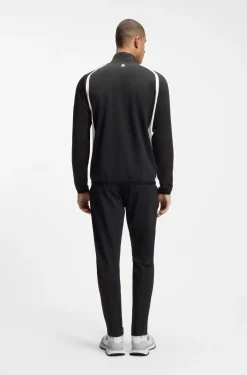 Active Sweatjacke mit Reißverschluss und temperaturausgleichender Performance