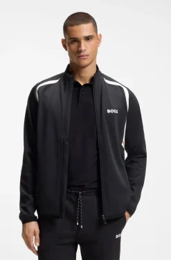 Active Sweatjacke mit Reißverschluss und temperaturausgleichender Performance