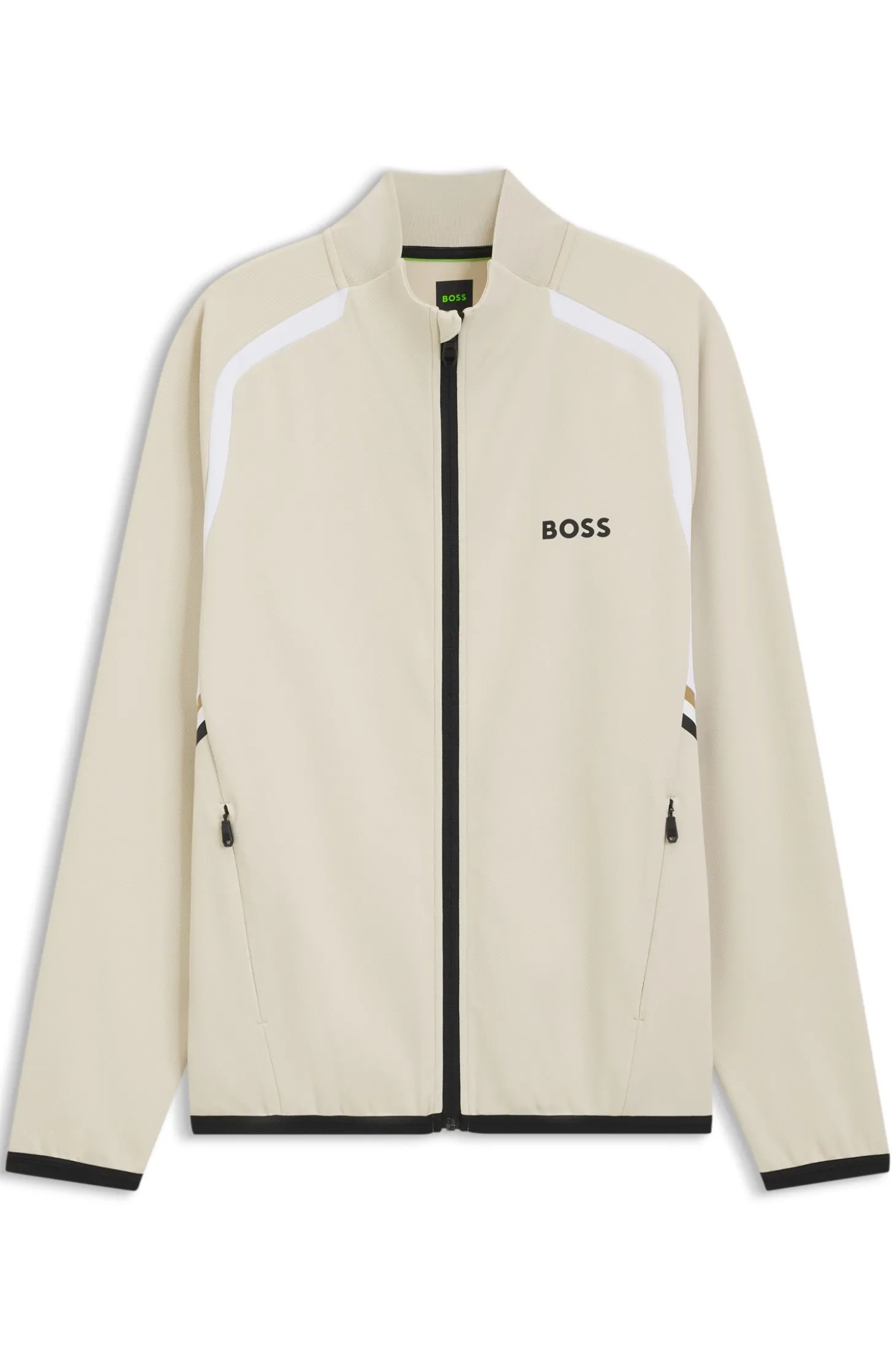 Active Sweatjacke mit Reißverschluss und temperaturausgleichender Performance