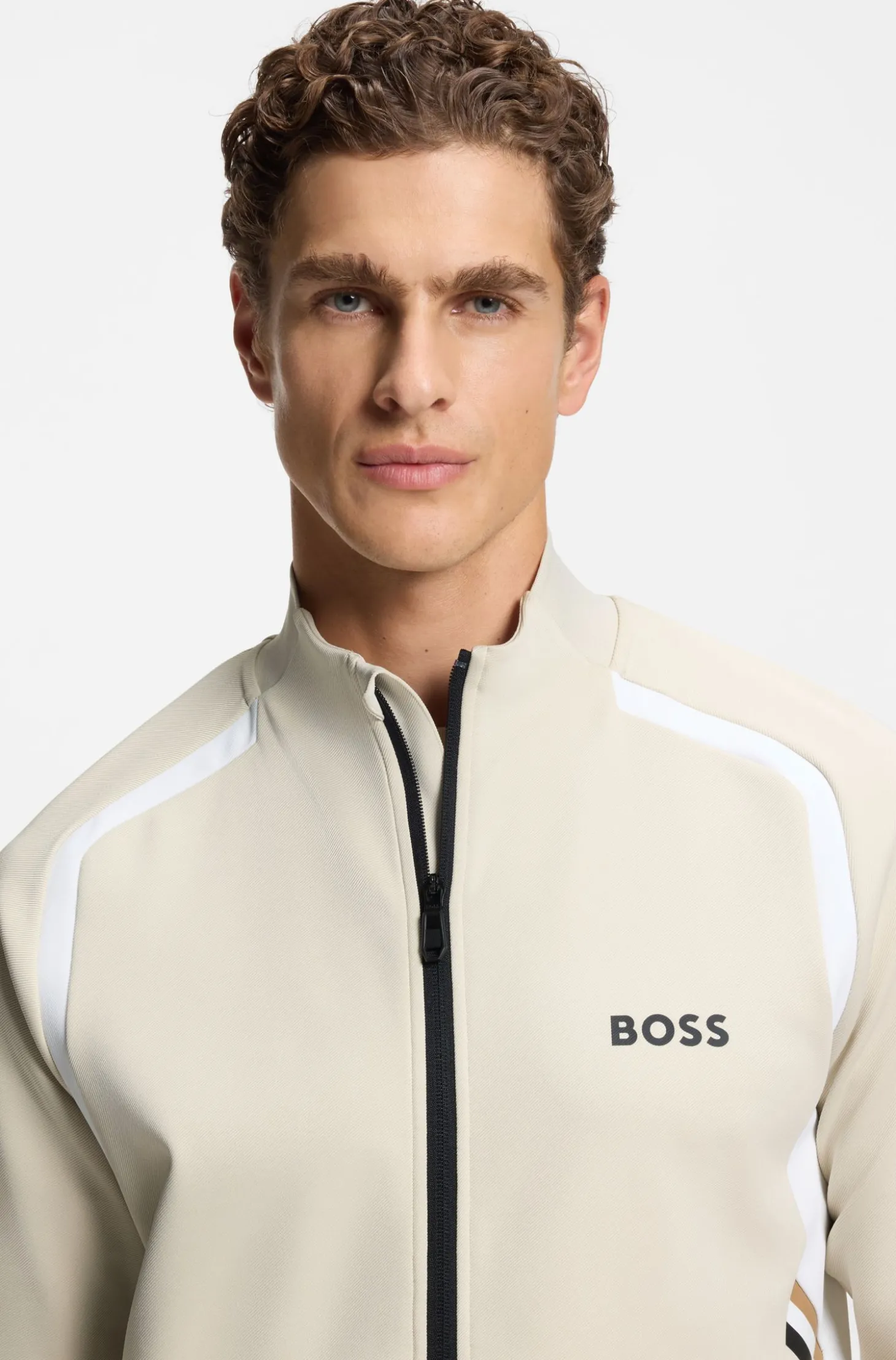 Active Sweatjacke mit Reißverschluss und temperaturausgleichender Performance