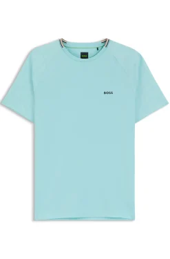 Active T-Shirt aus feuchtigkeitsableitendem Gewebe mit Tennisball-Prägung