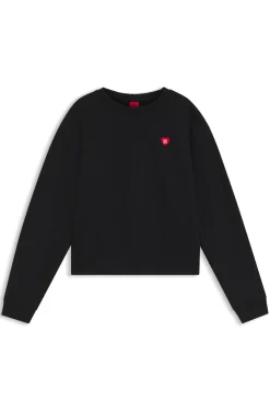 All-gender Sweatshirt aus Baumwoll-Terry mit Herz-Logo