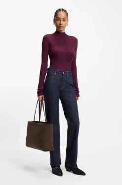 Ariell Shopper aus Nubukleder mit Double-B-Monogramm