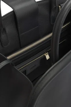 Ariell Tote Bag aus genarbtem Leder mit abnehmbarem Riemen