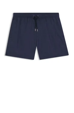 Badeshorts mit Allover-Monogramm-Print