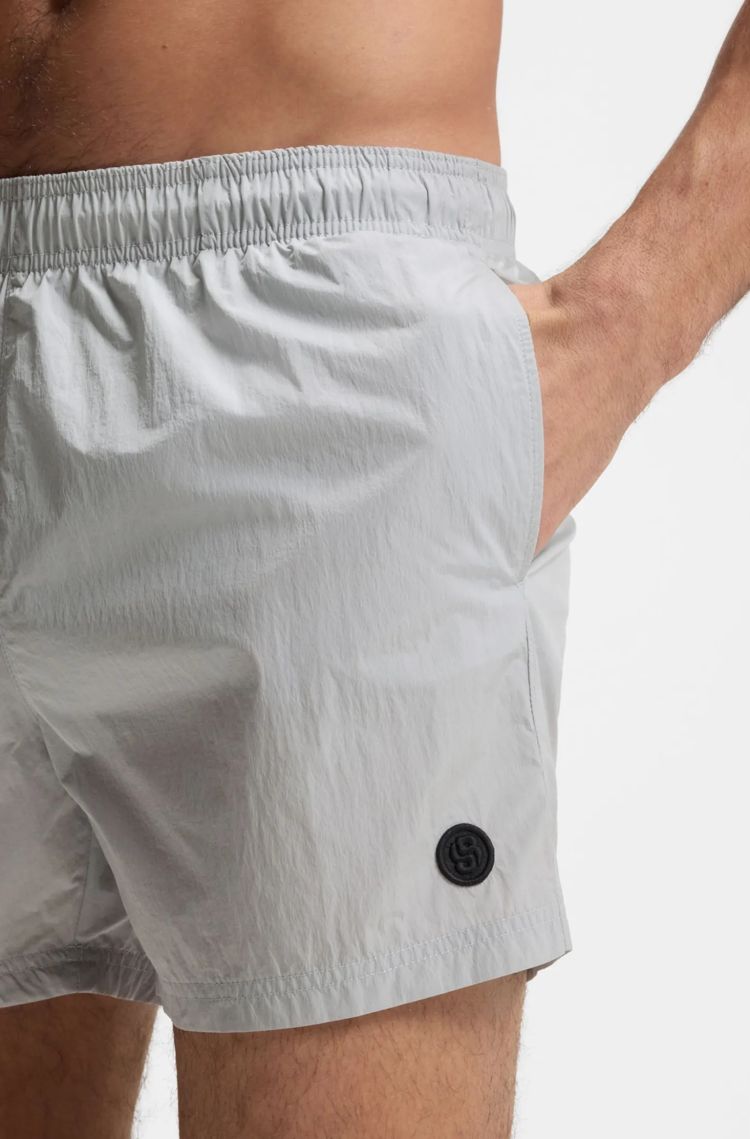 Badeshorts mit Double-B-Monogramm-Besatz