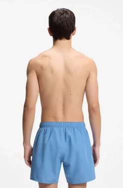 Badeshorts mit durchgehenden Stack-Logos