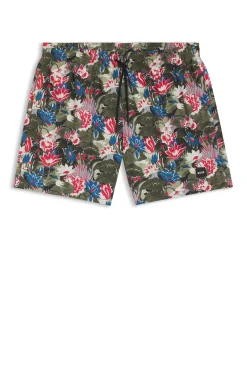 Badeshorts mit durchgehendem Print