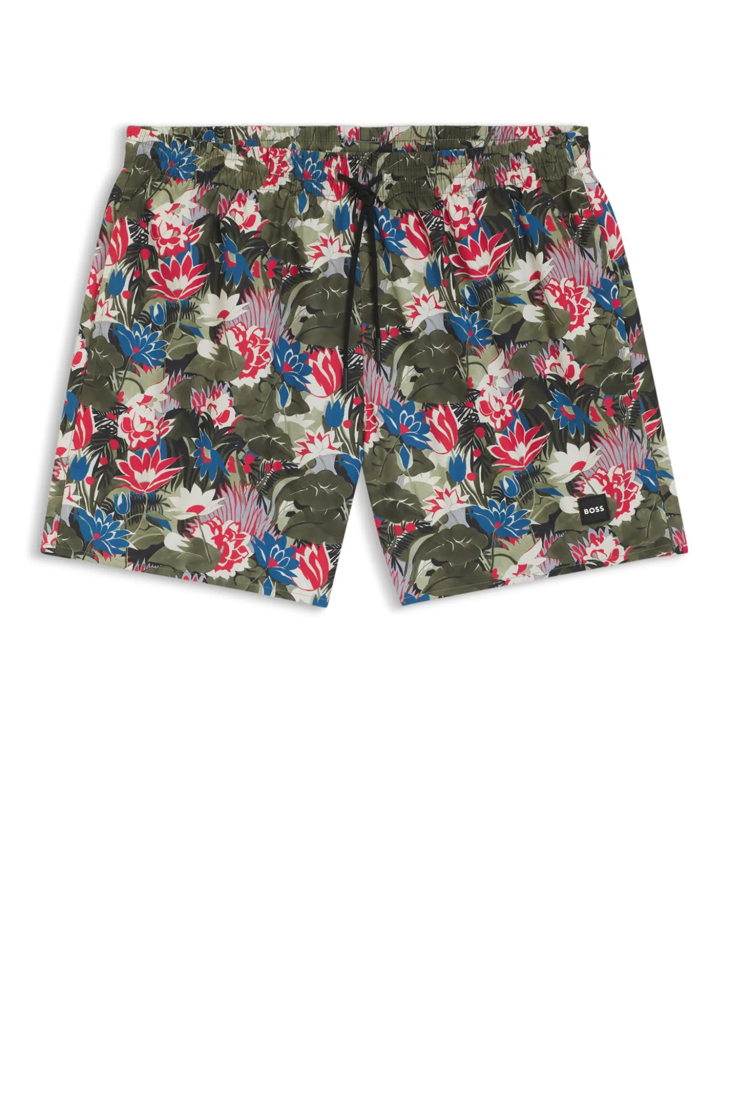 Badeshorts mit durchgehendem Print
