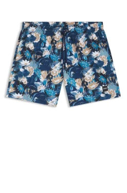 Badeshorts mit durchgehendem Print
