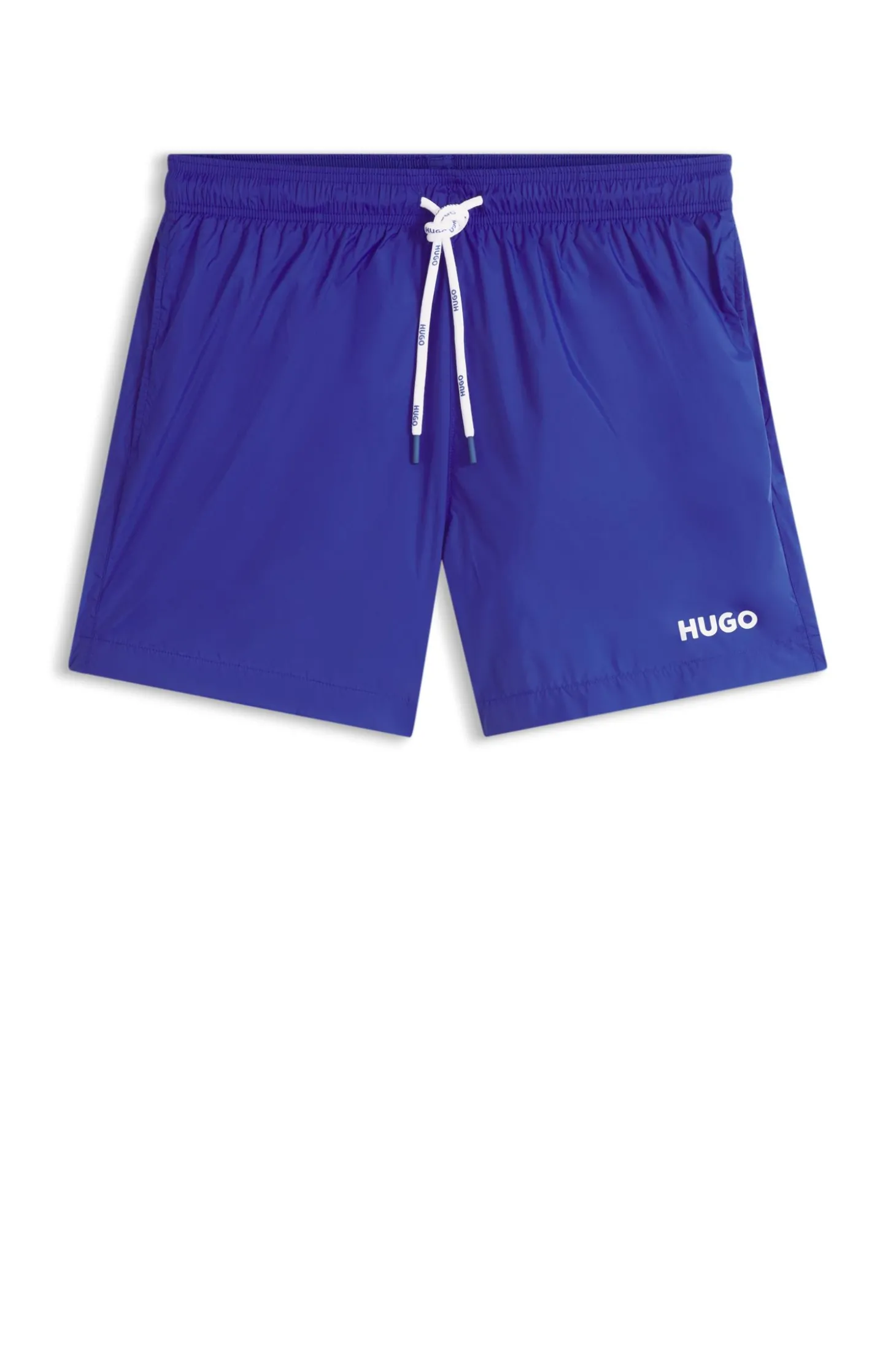 Badeshorts mit kontrastierendem Logo-Print