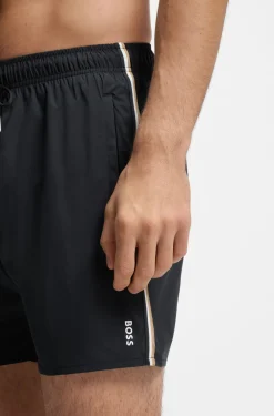 Badeshorts mit Signature-Streifen und Logo