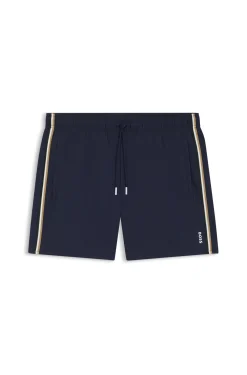 Badeshorts mit Signature-Streifen und Logo