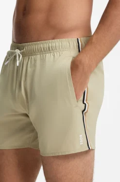 Badeshorts mit Signature-Streifen und Logo