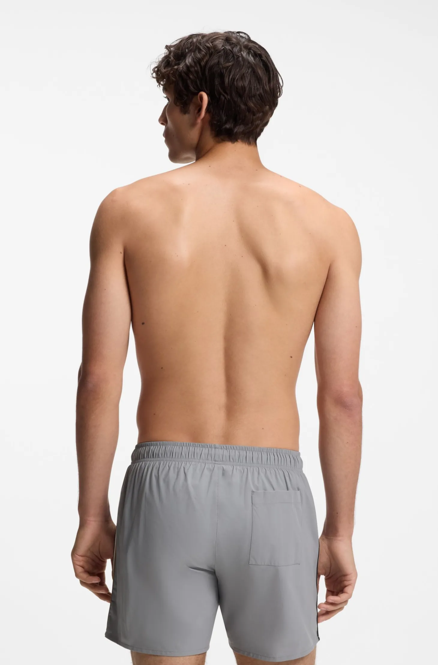 Badeshorts mit Signature-Streifen und Logo